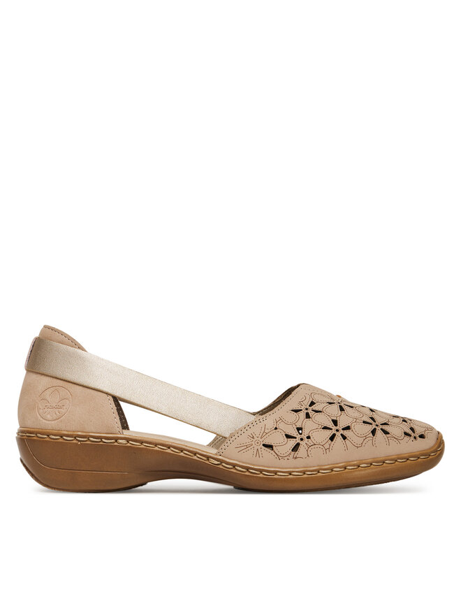 Rieker Halbschuhe Rieker 41356-60 Beige