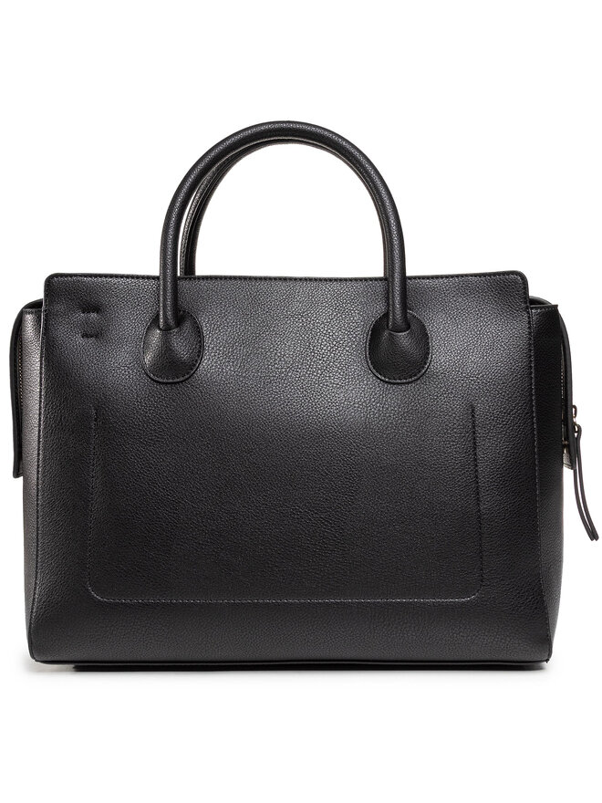 Tommy Hilfiger Handtasche Tommy Hilfiger Charming Tommy Satchel AW0AW08602 Schwarz