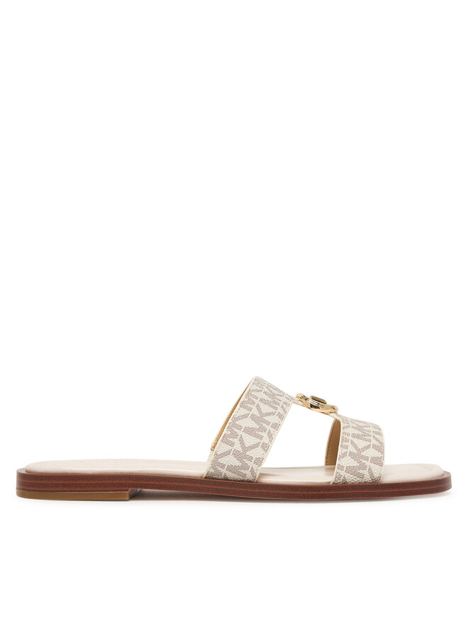 MICHAEL Michael Kors Pantoletten MICHAEL Michael Kors Ering Flat 40S6ERFS2B Écru