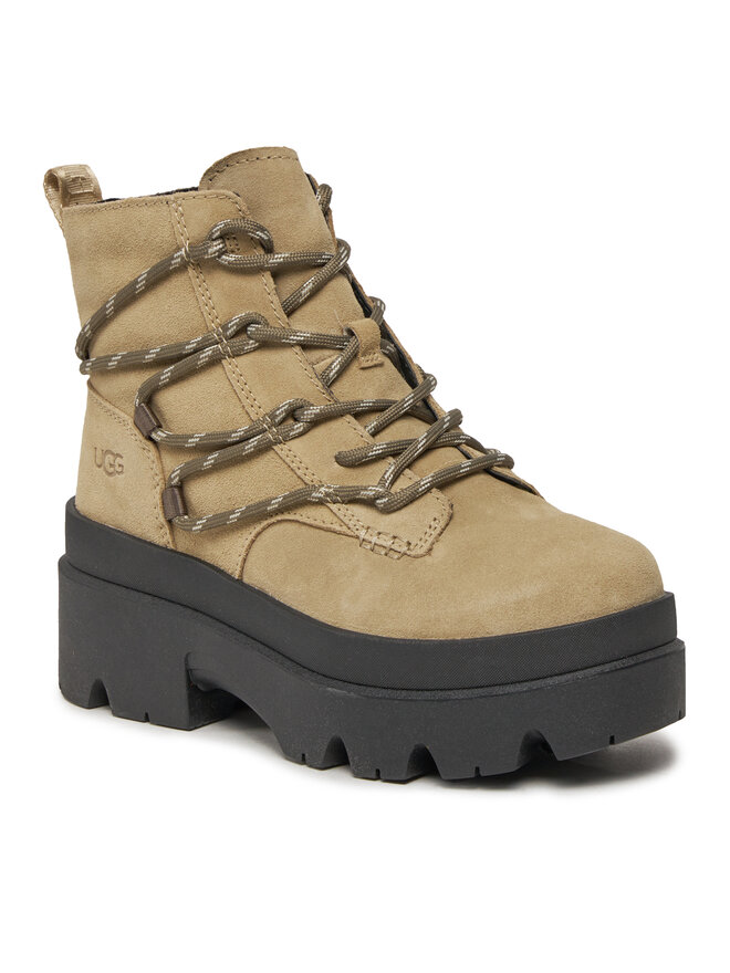 Ugg Botine Ugg W Brisbane Lace Up 1143841 Bej