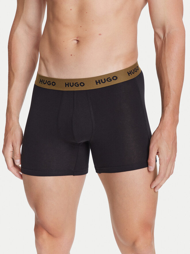 HUGO HUGO Pack de 3 bóxers 50532613 Negro