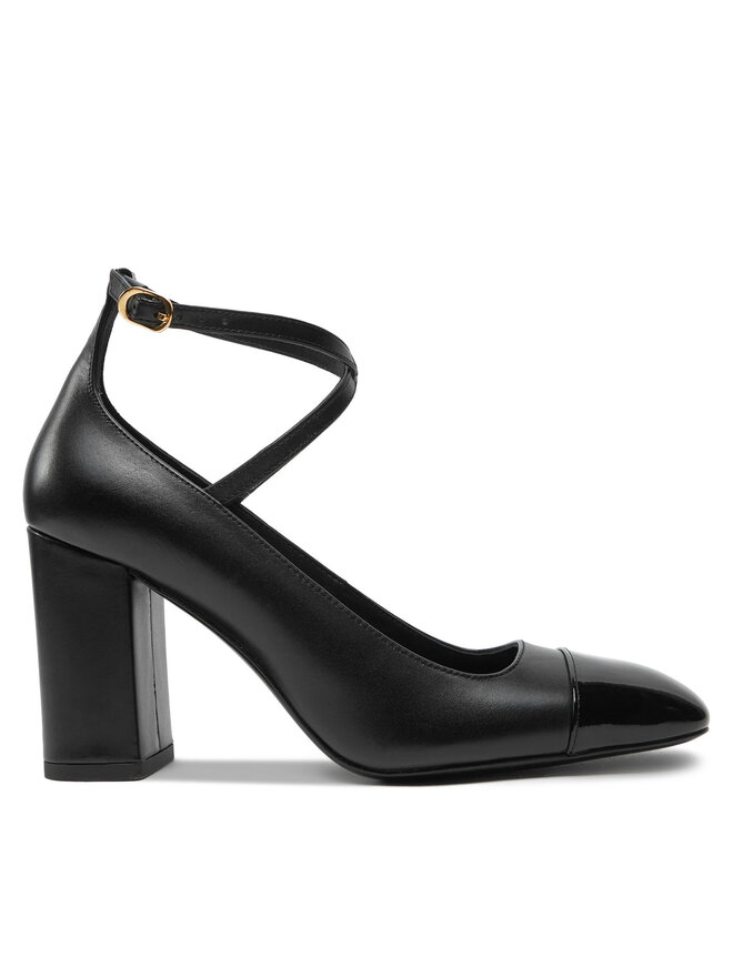 Stuart Weitzman Lodičky Stuart Weitzman Eden Strap 85 SK085 Čierna