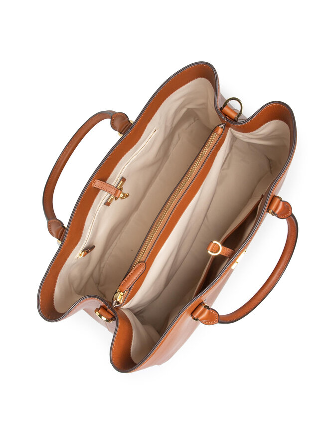 LAUREN RALPH LAUREN Дамска чанта Lauren Ralph Lauren Marcy 36 431876724005 Кафяв
