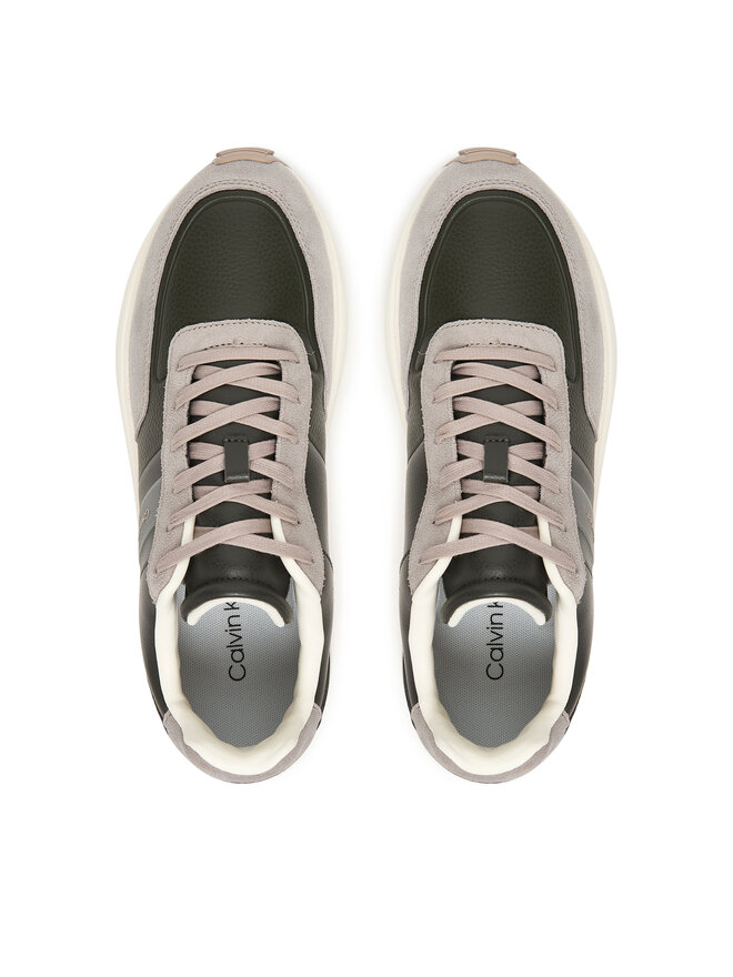Calvin Klein Sneakers Calvin Klein City Runner Laceup Tape Lth HM0HM02033 Schwarz