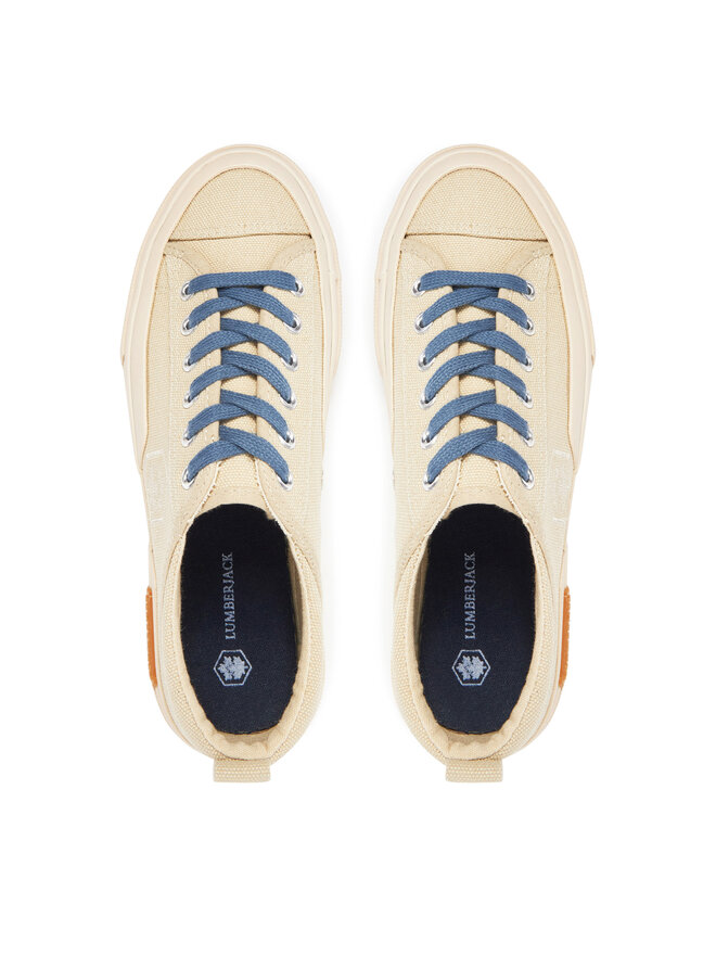 Lumberjack Sneakers aus Stoff Lumberjack Jamin LJ-SMI5112-001-C03-CA002 Weiß