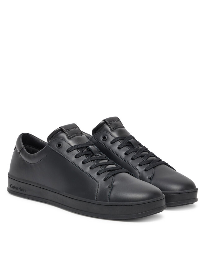 Calvin Klein Zapatillas Calvin Klein Low Top Lace Up Lth HM0HM01971 Negro