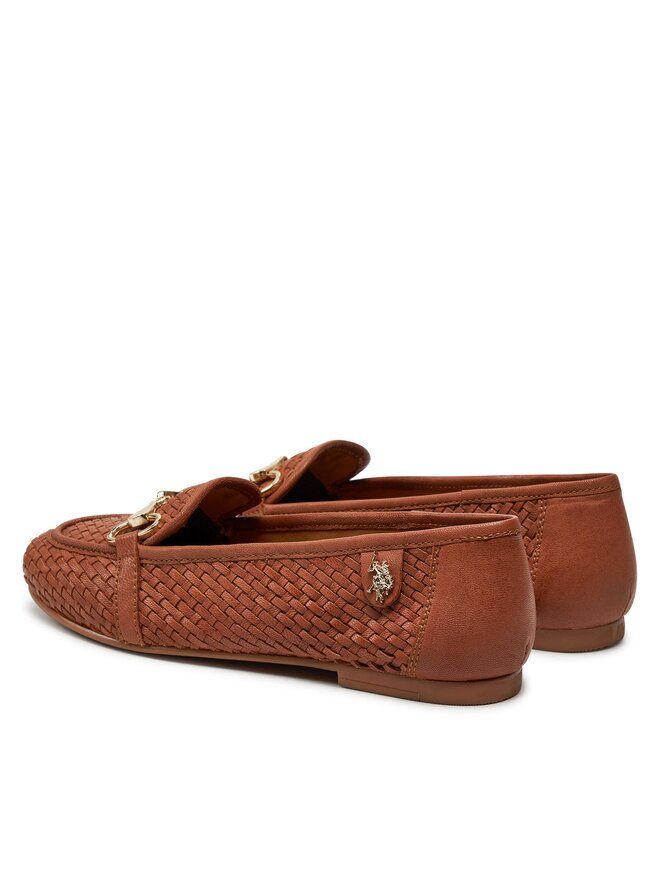 U.S. Polo Assn. Mokasyny U.S. Polo Assn. Chery001 Lth Brązowy