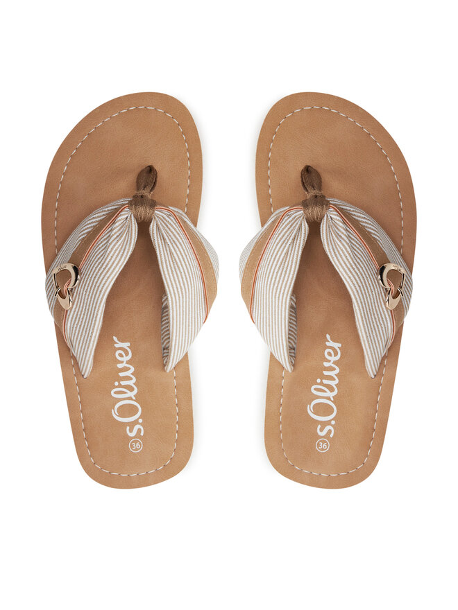 Tongs s.Oliver 5 27112 42 Beige chaussures