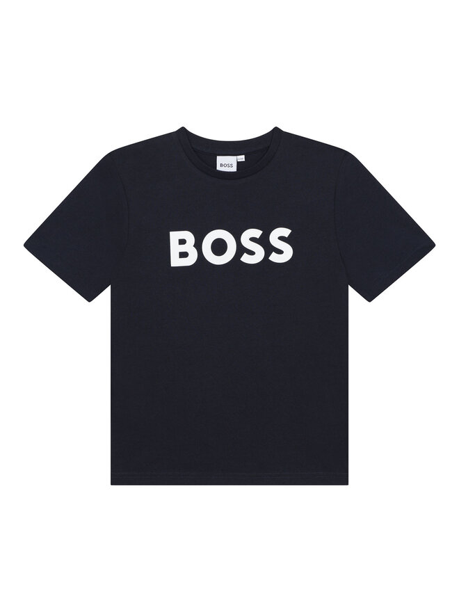 BOSS Boss T-Shirt J25P24 S Dunkelblau Regular Fit