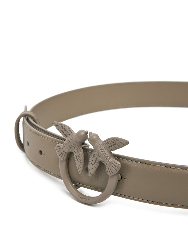 PINKO Damengürtel PINKO Love Berry H3 Belt PE 25 PLT01 100125 A1K2 Grau
