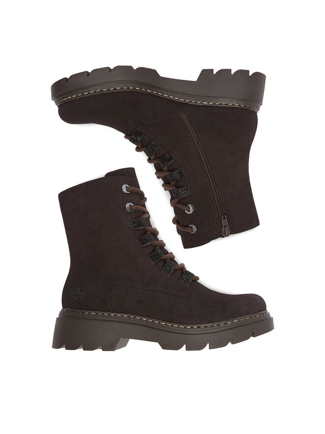 Rieker Schnürschuhe Rieker CEO-76729-25 Dunkelbraun