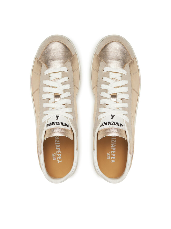 Patrizia Pepe Sneakersy Patrizia Pepe SKIN 2Z0065/L154-Y291 Złoty