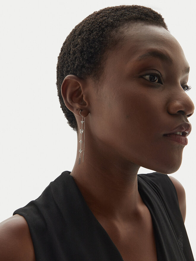 Guess Pendientes Guess JUBE04 412JW Plata