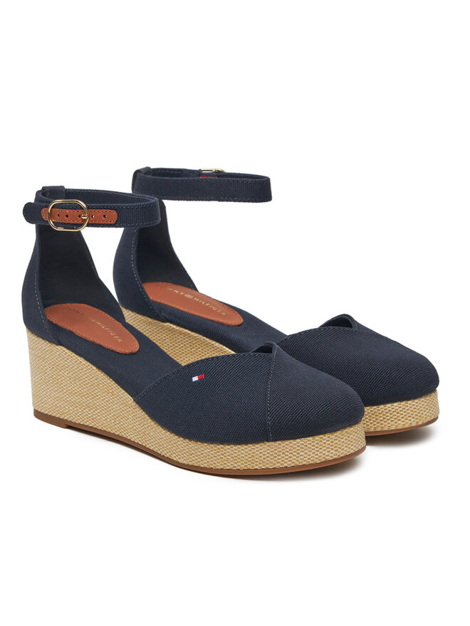 Tommy Hilfiger Espadryle Tommy Hilfiger FW0FW08657 Granatowy