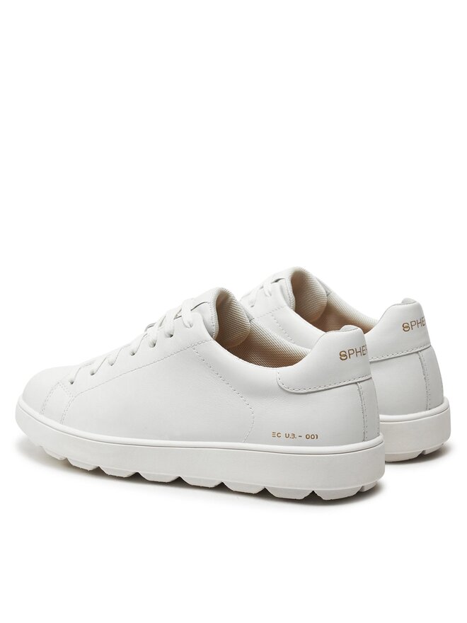 Geox Sneakersy Geox U Spherica Ecub-1 U45GPC 00085 C1000 Biały