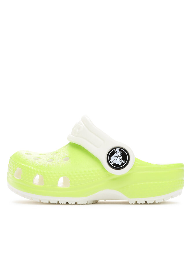 Crocs Klapki Crocs Crocs Classic Glow In The Dark Clog T 209161 Zielony