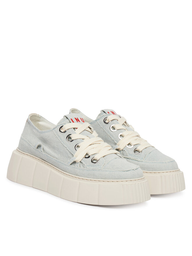 Inuikii Sneakers Inuikii Matilda Frayed 1001-001-0181 Hellblau