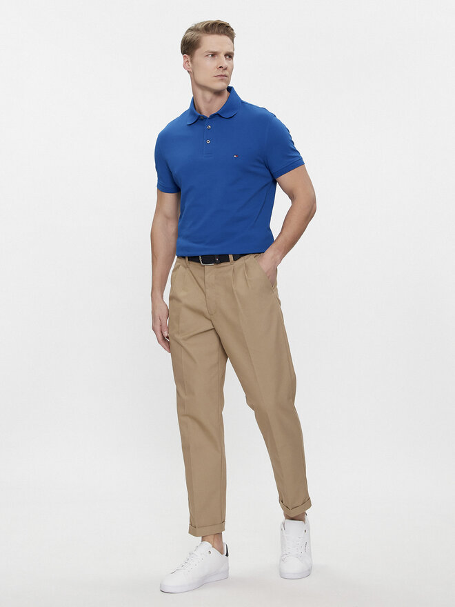 Tommy Hilfiger Tommy Hilfiger Poloshirt 1985 MW0MW17771 Blau Slim Fit