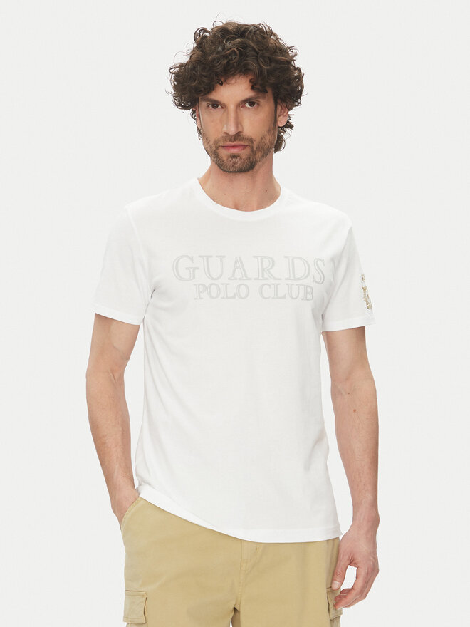 La Martina La Martina T-Shirt Anselm MARG31 JS206 Weiß Regular Fit