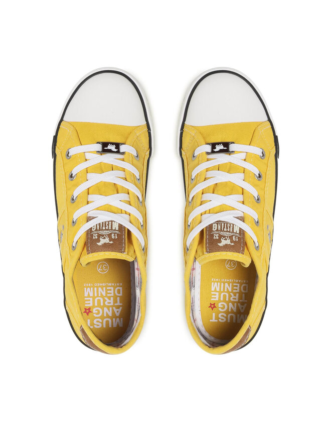 Mustang Sneakers aus Stoff Mustang 44C0048 Gelb
