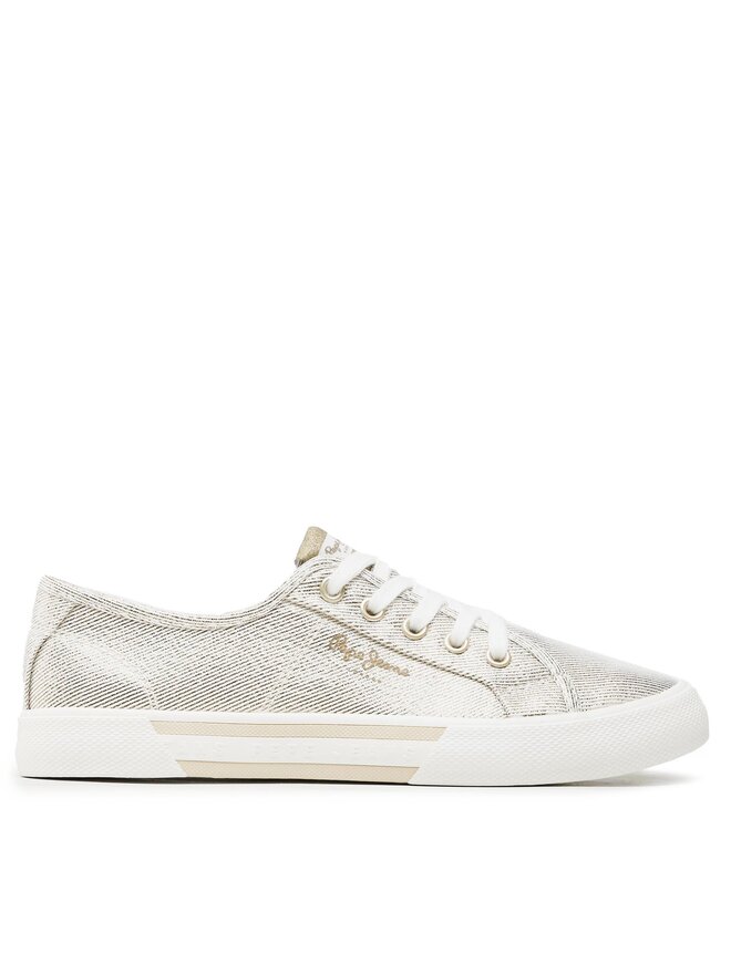 Pepe Jeans Sneakers aus Stoff Pepe Jeans Brady Party W PLS31439 Goldfarben