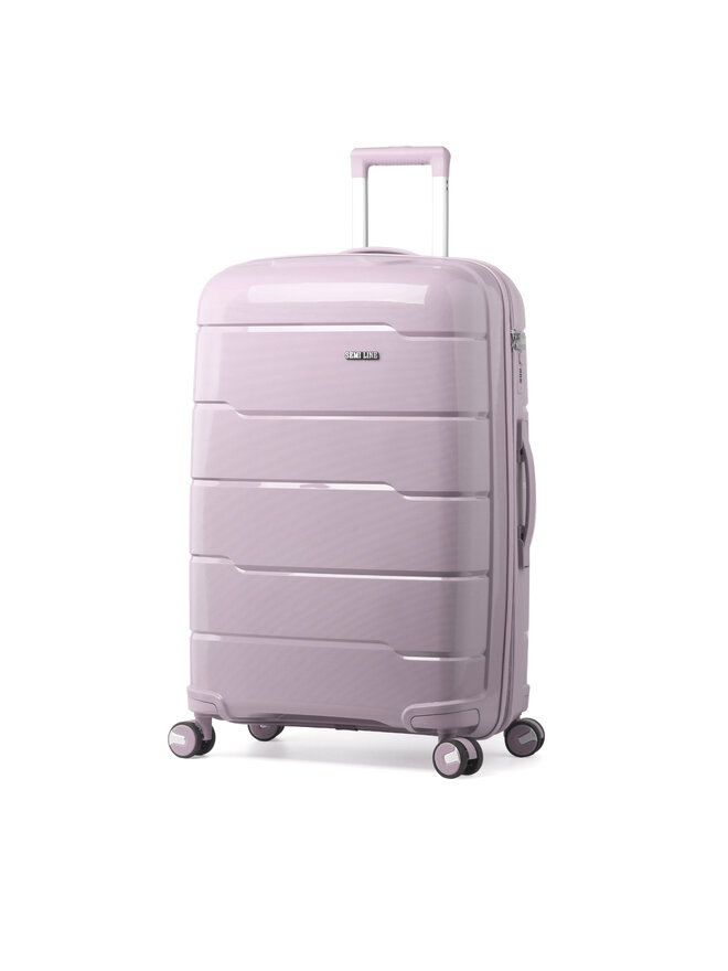 Semi Line Μεσαία Βαλίτσα Semi Line T5793-2 Ροζ