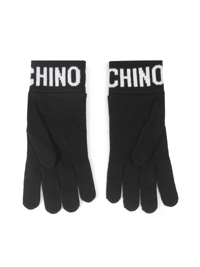 MOSCHINO Дамски ръкавици MOSCHINO 65232 M2357 Черен