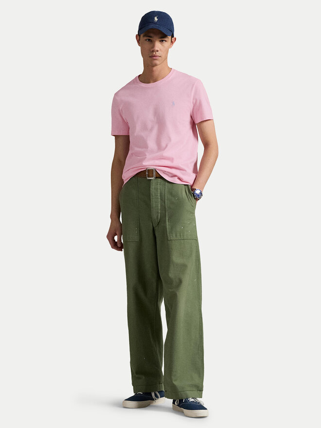 Polo Ralph Lauren Polo Ralph Lauren Camiseta 710671438417 Rosa Slim Fit