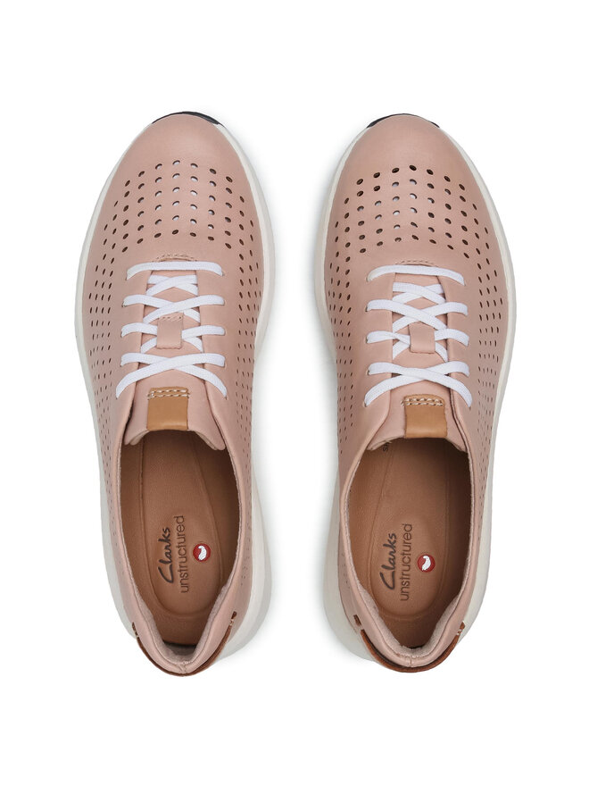 Sneakers Clarks Un Rio Tie 261487154 Beige | eschuhe.de