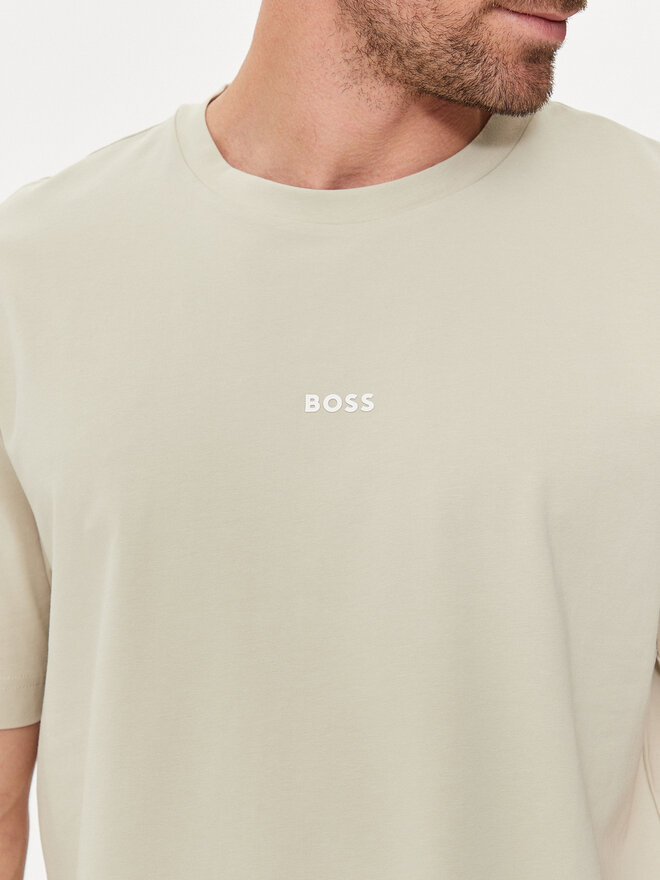 BOSS Boss Футболка Tchup 50473278 Бежевий Relaxed Fit