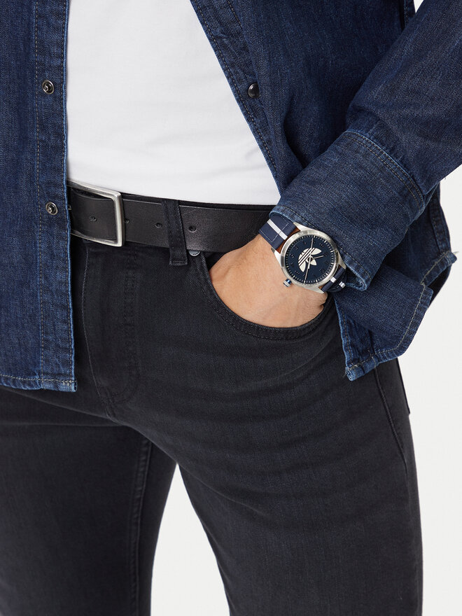 adidas Originals Часовник adidas Originals Code Four Watch AOSY23041 Сребрист