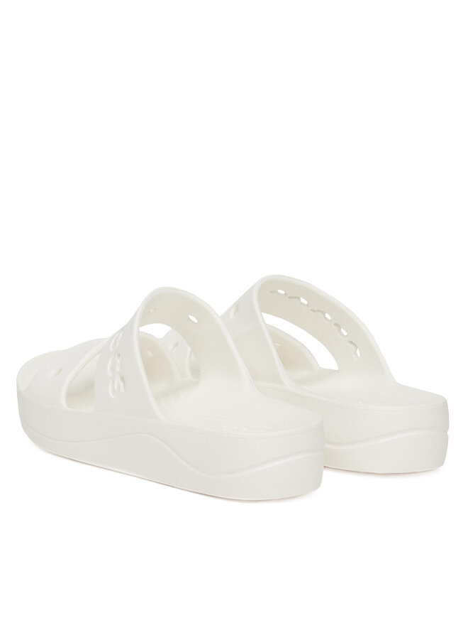 Crocs Şlapi Crocs BAYA PLATFORM SANDAL 208188-100 Alb