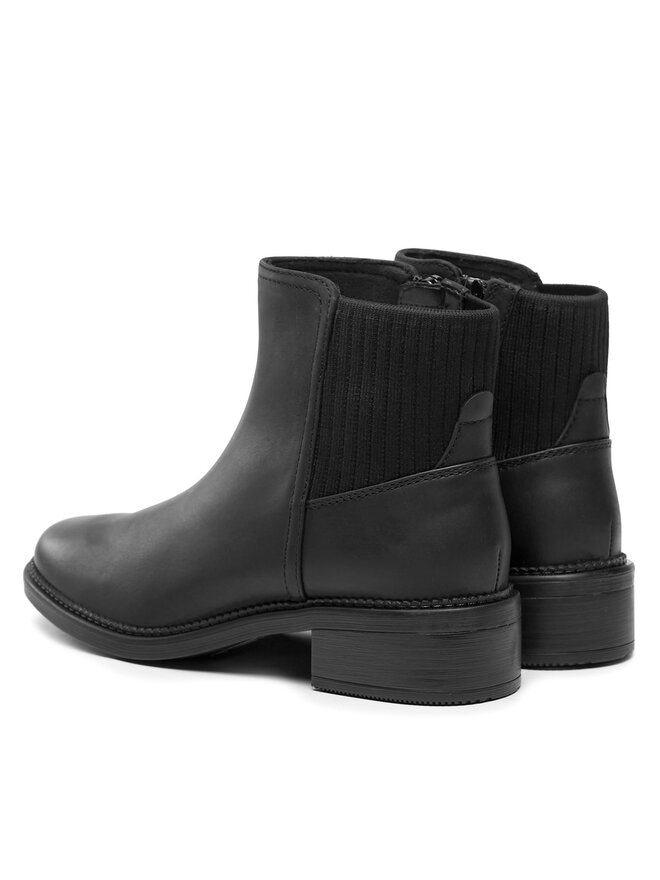 Clarks Botine Clarks Maye Palm 261743544 Negru
