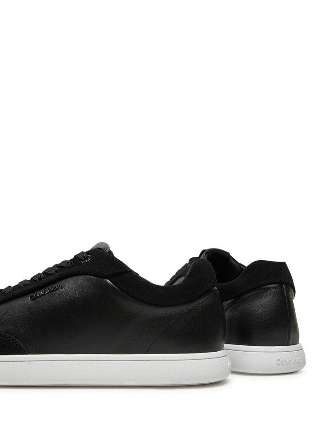 Calvin Klein Superge Calvin Klein Cupsole Lace Up - Lth Sue Mix HW0HW02435 Črna