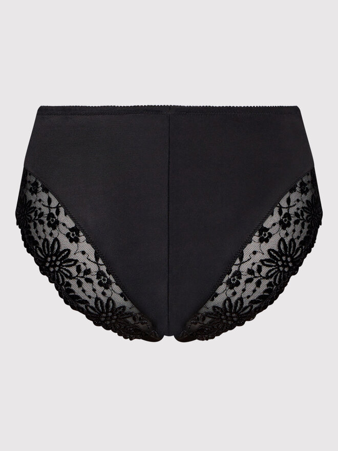Triumph Triumph Klasične spodnje hlačke z visokim pasom Ladyform Soft 10210671 Črna