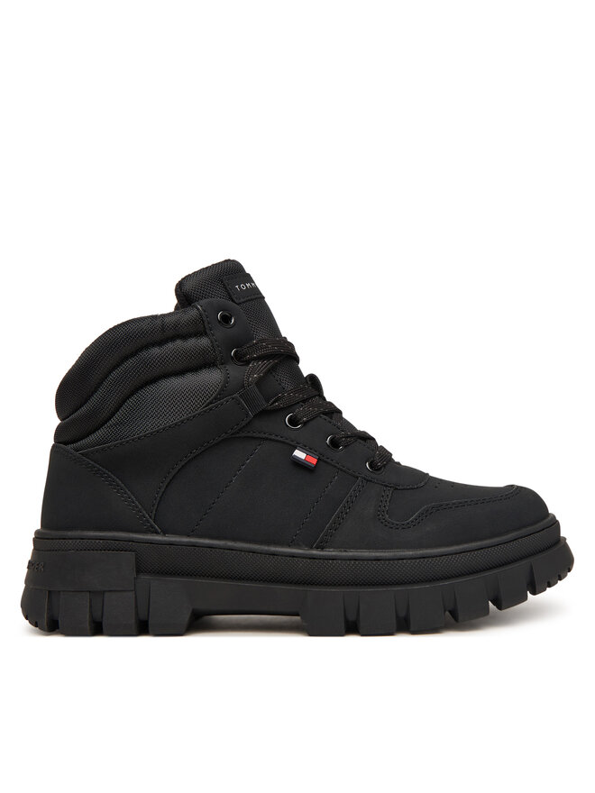 Tommy Hilfiger Schnürschuhe Tommy Hilfiger T3X5-35292-0316 S Schwarz