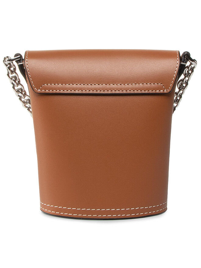 Calvin Klein Handtasche Calvin Klein Lock Bucket Micro K60K606331 Braun