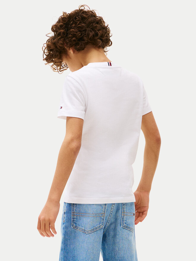 Tommy Hilfiger Tommy Hilfiger Camiseta Graphic KB0KB09719 Blanco Regular Fit