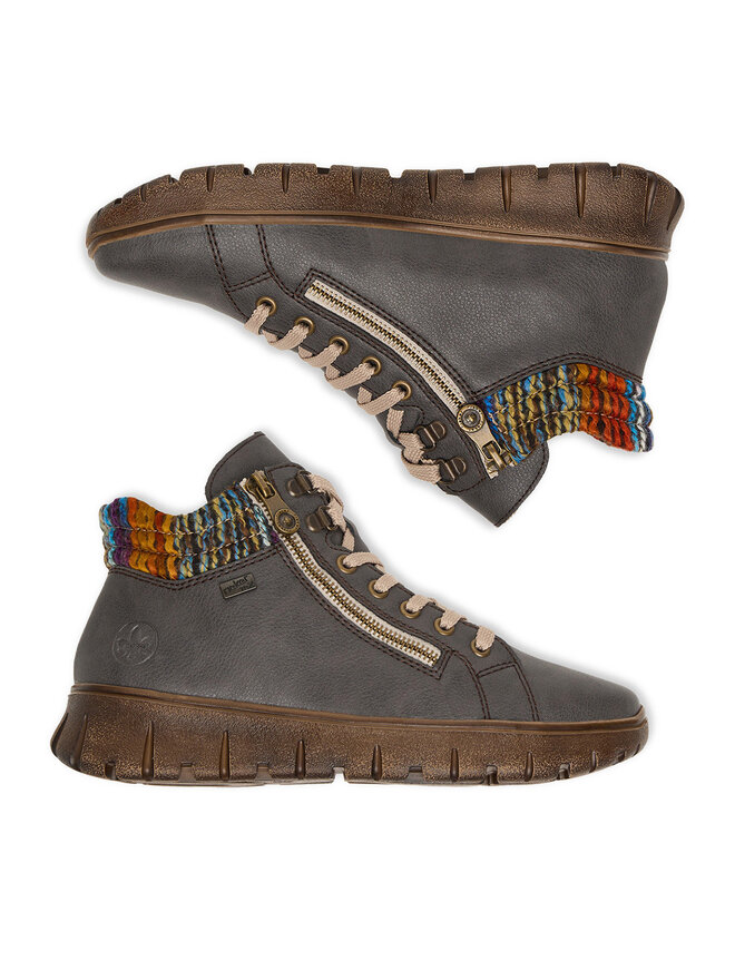 Rieker Botines planos Rieker N1305-45 Gris