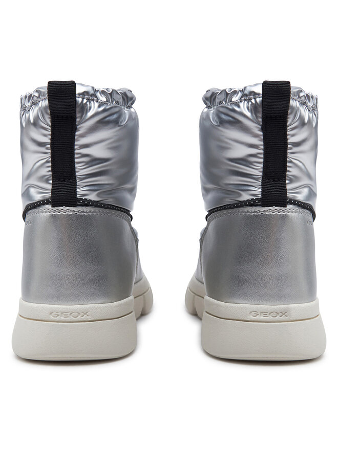 Geox Snehule Geox J WILLABOOM GIRL B A J46HWE 0LVNF C0474 S Strieborná