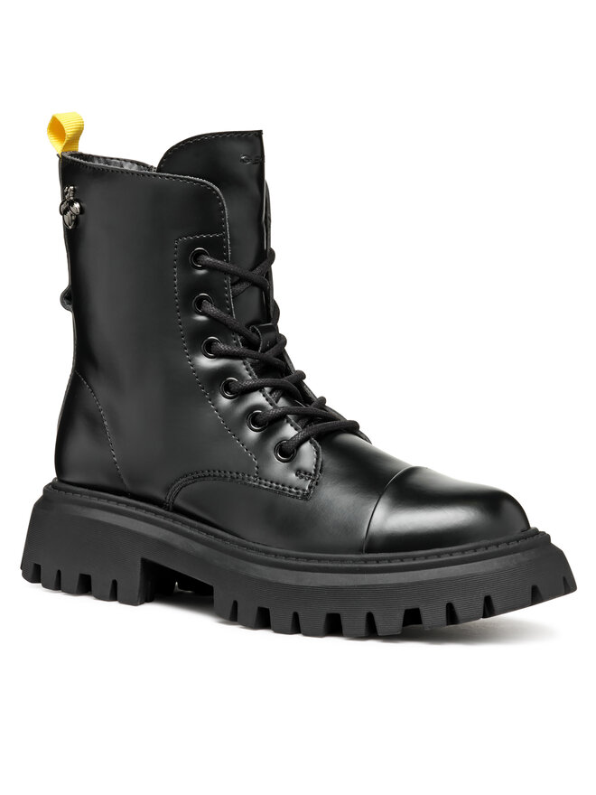 Geox Čižmy Geox J Maquinnens Girl J46M6B 000CN C9999 S Čierna