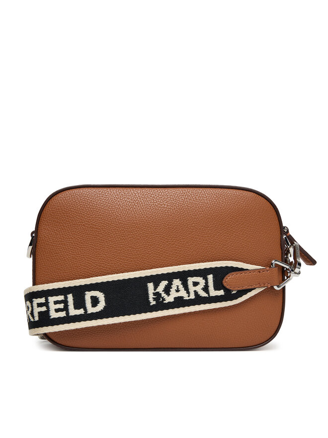 KARL LAGERFELD Ročna torba KARL LAGERFELD A3W30317 Rjava