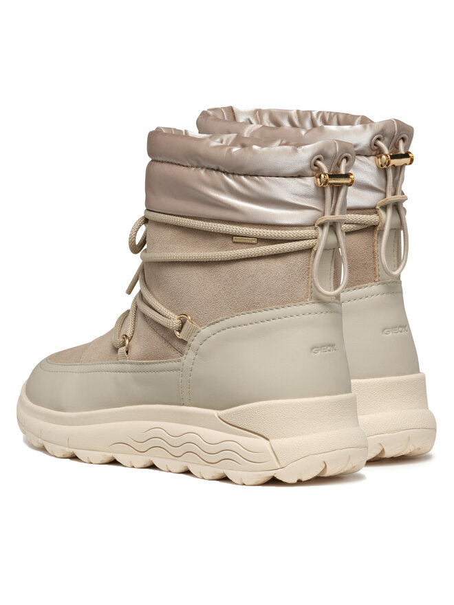 Geox Škornji za sneg Geox D Spherica 4X4 B Abx D4626A 08522 C6738 Siva