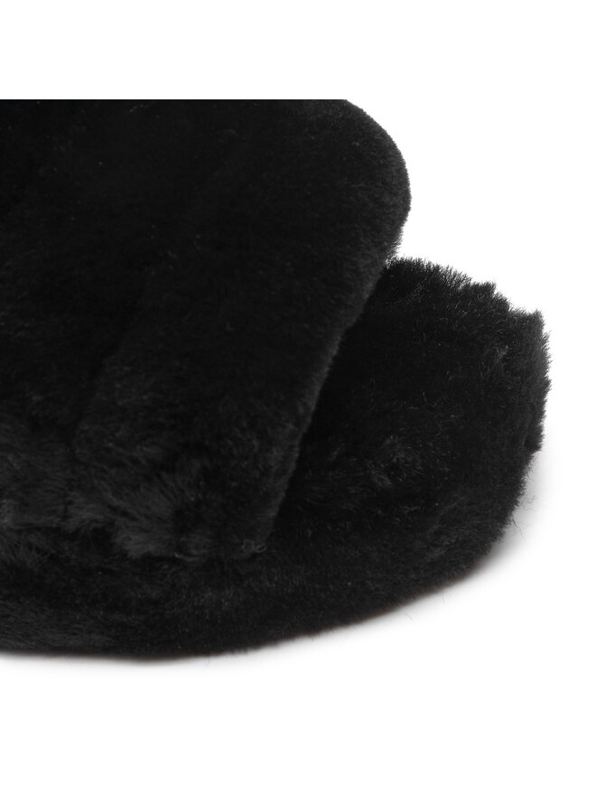 Тапочки Ugg W Fluff Yeah Slide 1095119 Чорний | evzuttya.com.ua