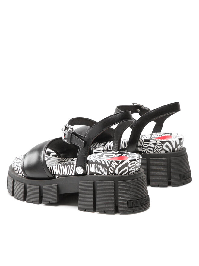 LOVE MOSCHINO Сандали LOVE MOSCHINO JA16327G0EIAL000 Черен