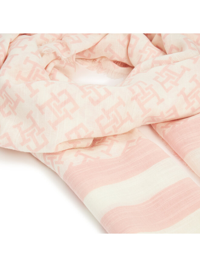 Tommy Hilfiger Szal Tommy Hilfiger Beach Summer Mono Scarf AW0AW16030 Écru