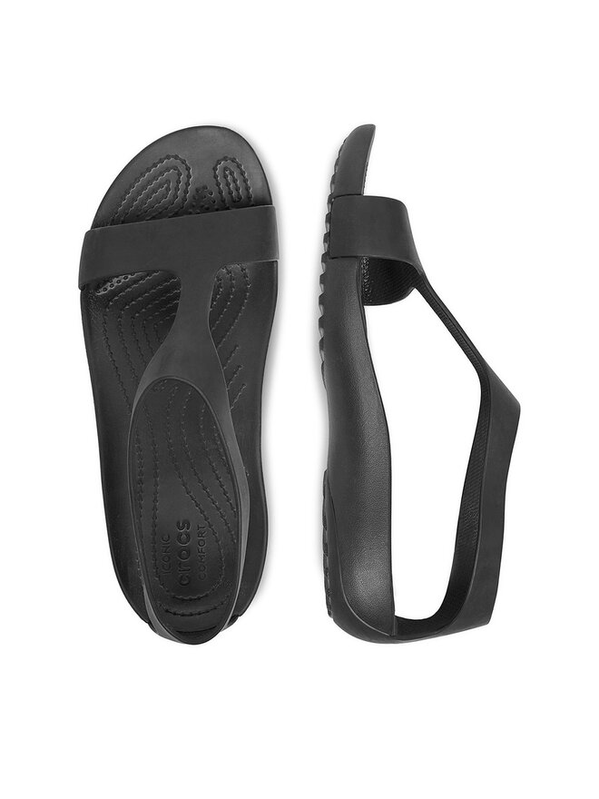 Crocs Sandalen Crocs SERENA FLIP 205468-060 Schwarz