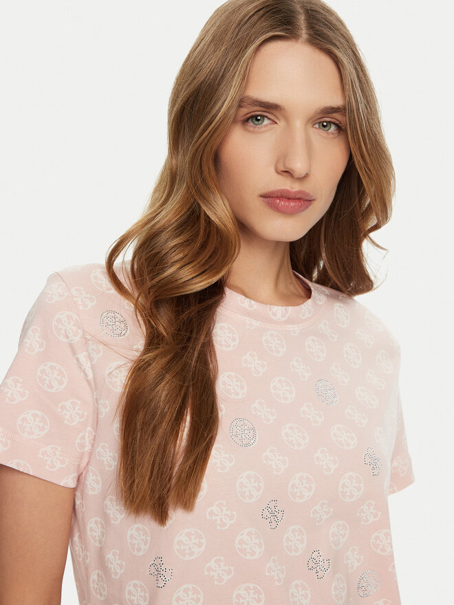 Guess Guess Camiseta V4YI04 I3Z14 Rosa Regular Fit