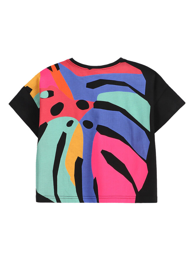 Coccodrillo Coccodrillo Marškinėliai WC5143203TGJ Juoda Relaxed Fit
