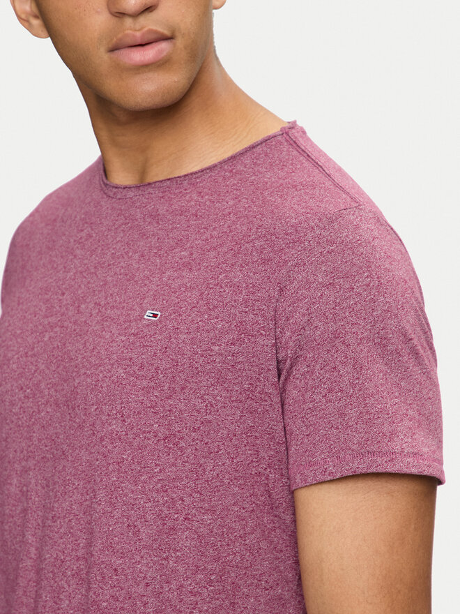 Tommy Jeans Tommy Jeans Majica Jaspe DM0DM09586 Vijolična Slim Fit
